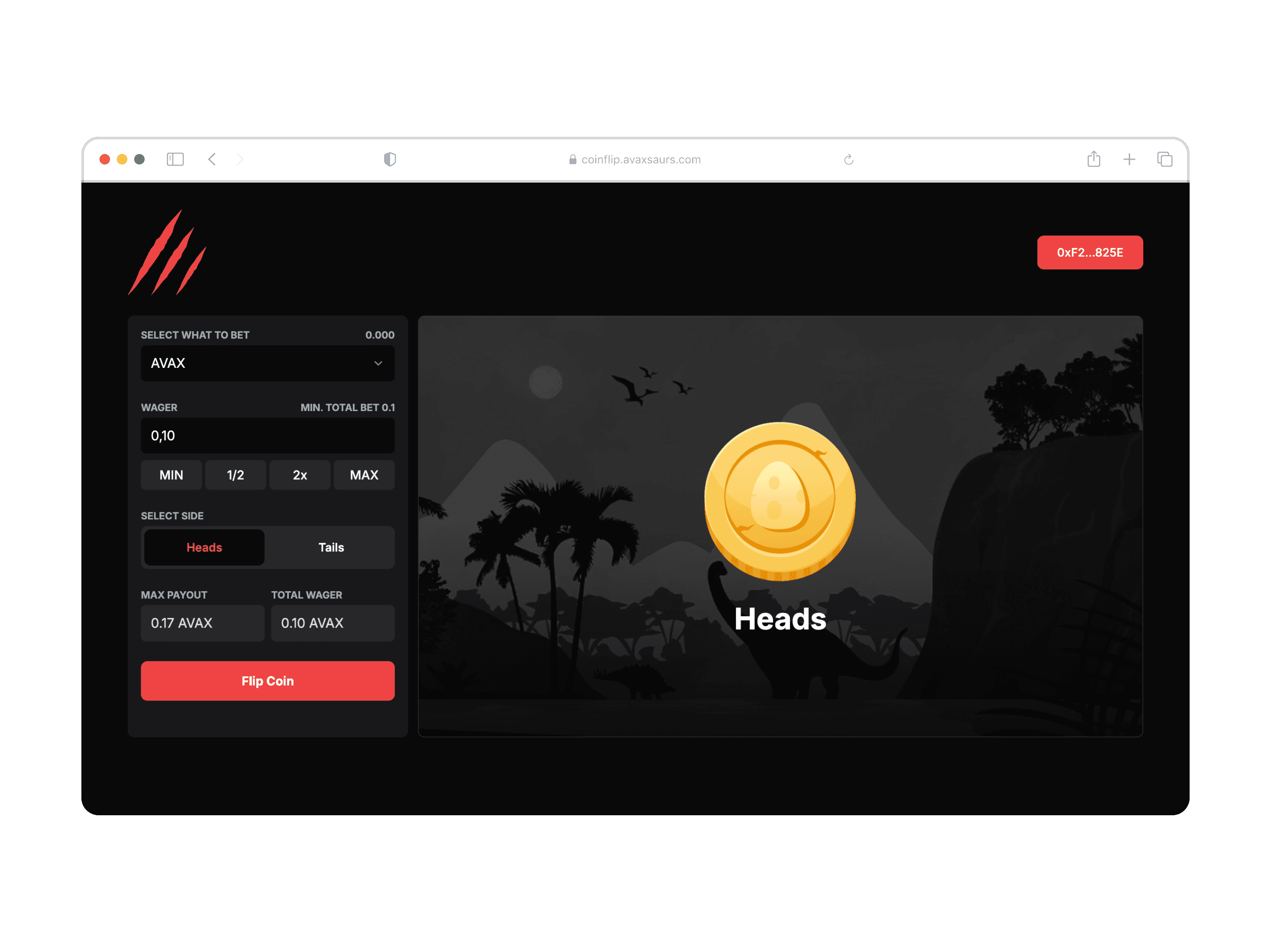Avaxsaurs - Coinflip preview