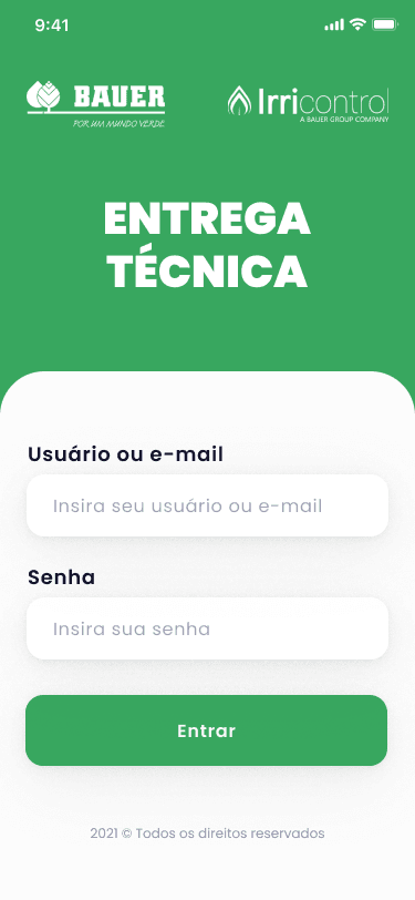 Bauer - Technical Delivery App screenshot 1 of 6