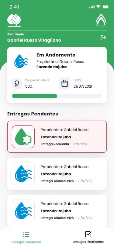 Bauer - Technical Delivery App screenshot 3 of 6