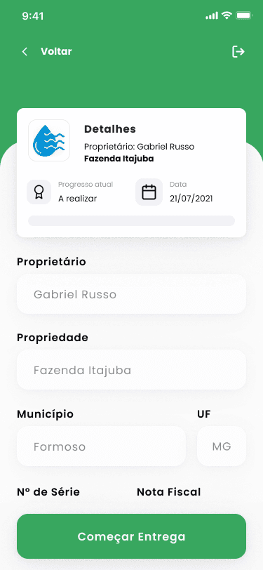 Bauer - Technical Delivery App screenshot 4 of 6