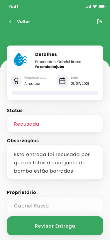 Bauer - Technical Delivery App screenshot 5 of 6