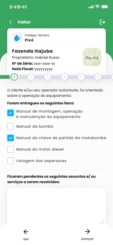 Bauer - Technical Delivery App screenshot 6 of 6