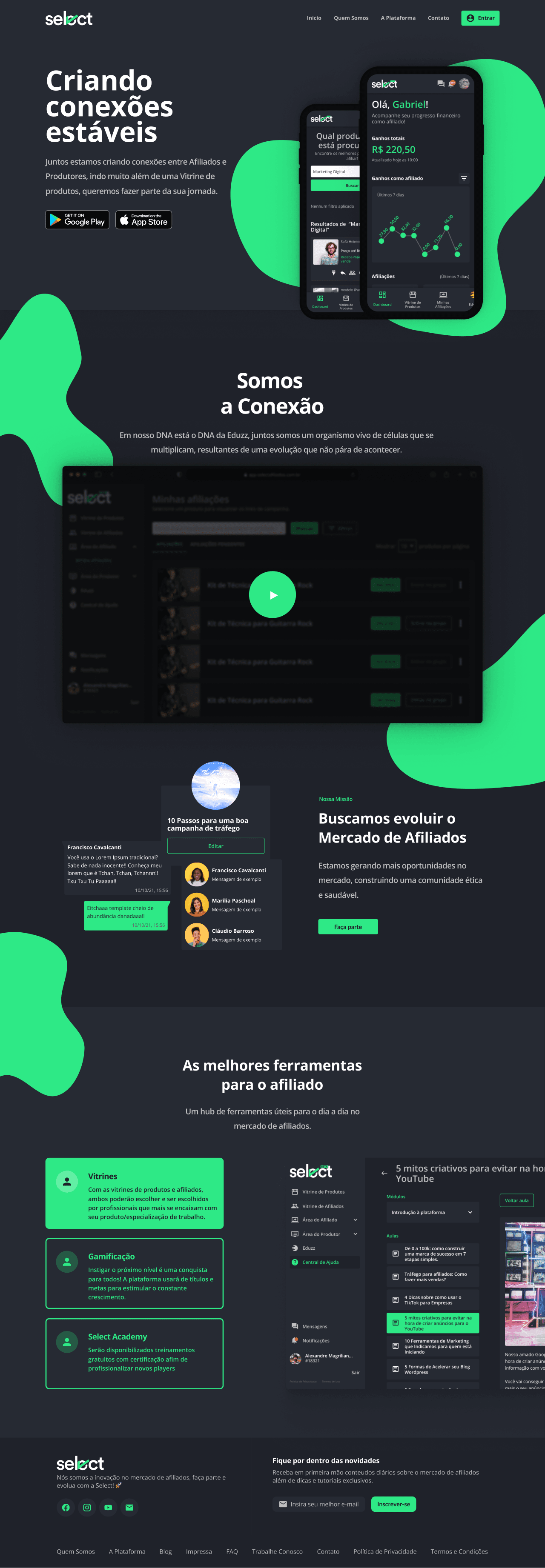 Select Afiliados - Landing Page screenshot 1 of 1